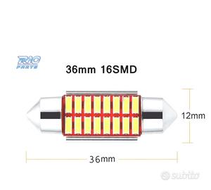 LAMPADA LED 5W C10W SUPER LUMINOSA 4014 SMD CANBUS