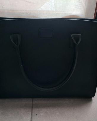 BORSA ECOPELLE NERA DONNA