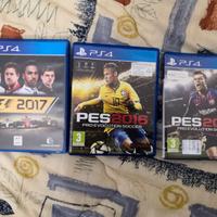 3 giochi PS4 originali: F1 2017 - PES 2016 - PES 2