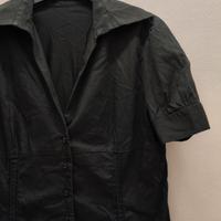 🫐 Camicia a maniche corte total black 🫐