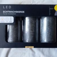 Candele di cera a Led