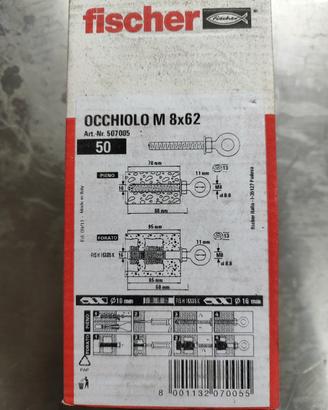 Occhiolo M8x62 