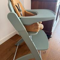 Seggiolone + tavolo da pranzo