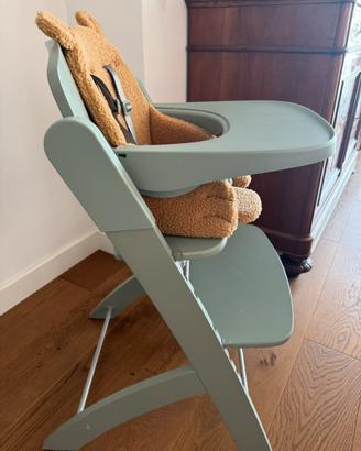 Seggiolone + tavolo da pranzo+culletts