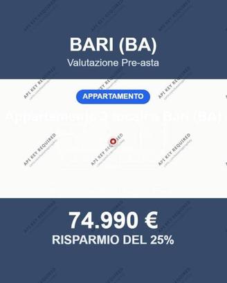 Immobile in asta di 166 m² a Bari