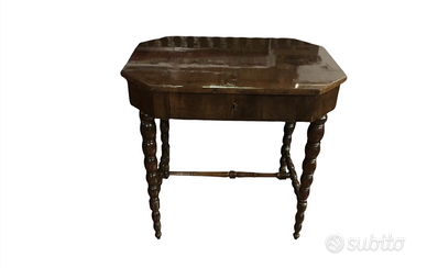 Antico tavolino da gioco in stile Luigi Filippo