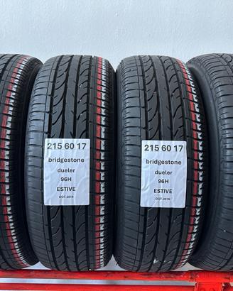 4 gomme 215 60 17 BRIDGESTONE