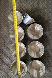 set 8 stampo inox 7cm