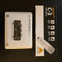 Behringer Scheda Audio Uphoria UM2 e Microfono C3