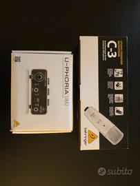 Behringer Scheda Audio Uphoria UM2 e Microfono C3
