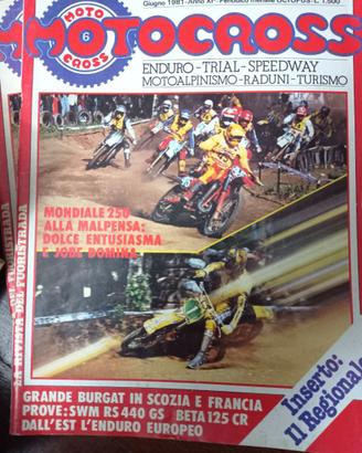  rivista MOTOCROSS numero 6 del 1981
