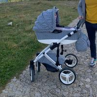 Passeggino trio momon vernuji ed. limitata jeans