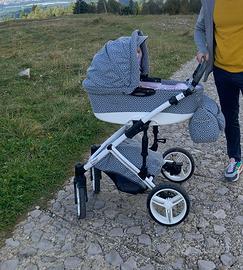 Passeggino trio momon vernuji ed. limitata jeans