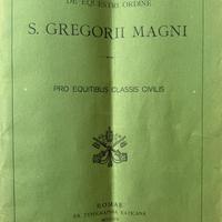 Breve De Equestri Ordine S.Gregorii Magni