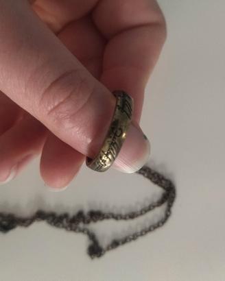 Signore degli Anelli anello collana 
