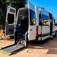 PULMINO VW 9 POSTI 2 CARROZZINE DISABILI PEDANA EL