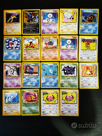 Lotto carte pokemon 37 pz neo revelation