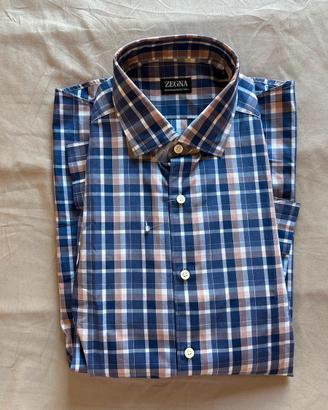 Camicia a quadri Zegna XL