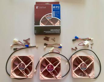 Noctua NF-P12 (120 mm, 3 pin) Case Fan x4