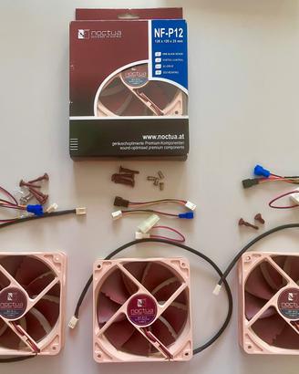 Noctua NF-P12 (120 mm, 3 pin) Case Fan x4