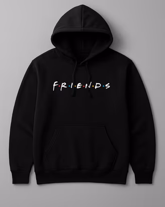 Felpa nera Friends