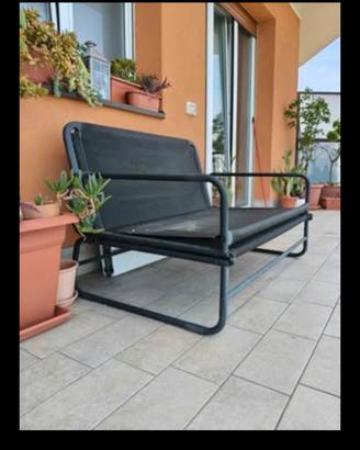 Divano balcone/interno con imbottitura removibile 