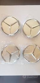 4 TAPPI COPRIMOZZO 75MM PER MERCEDES BENZ 