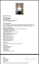 Responsabile di sala / Cameriere senior / Barista