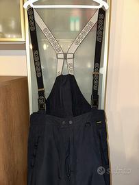 Salopette pantalone per sci da uomo tg54