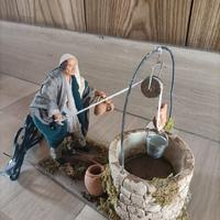 Statua Pastore in movimento presepe napoletano