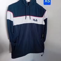 Fila Felpa XS con cappuccio blu marino 