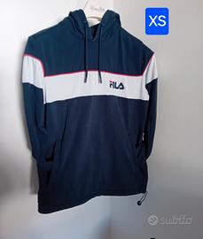Fila Felpa XS con cappuccio blu marino 