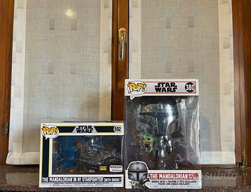 Funko pop Star Wars the mandalorian with grogu