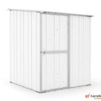 Casetta box in lamiera di Acciaio 155x175cm bianco