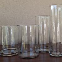 Vasi vetro 4 misure
