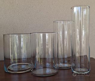 Vasi vetro 4 misure