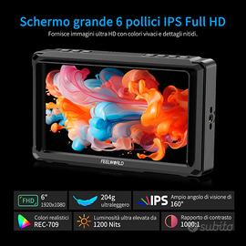 FEELWORLD FW568 – Monitor Esterno 5,5" Full HD per