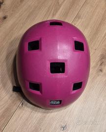 casco protettivo per bambini di colore rosa oxelo