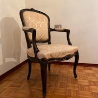 Antica poltrona stile barocco