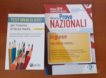 libro - test prove invalsi scuola media 