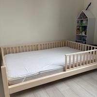 Letto evolutivo montessoriano nuovo legno massell