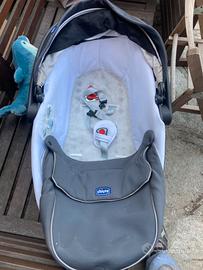 NAVICELLA E SEGGIOLINO AUTO/PASSEGGIO DELLA CHICCO