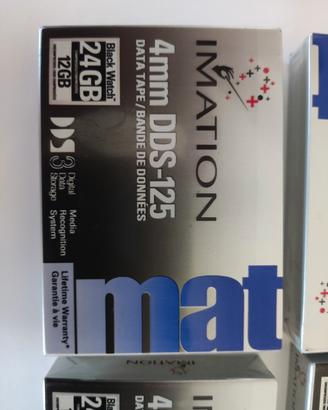 5 nastri dati Imation 4mm DDS-125.
