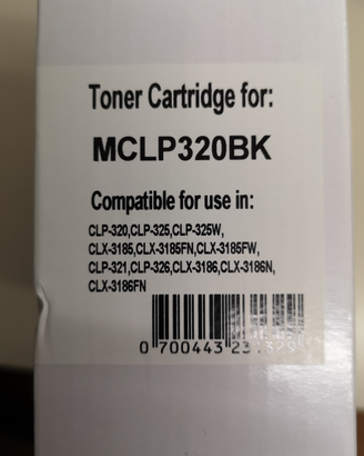 2 Toner nero Samsung per modelli indicati