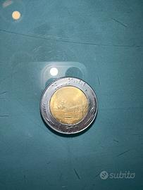 Moneta da 500 lire con errore di conio