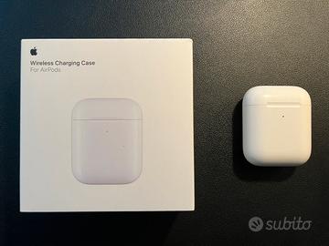 Custodia wireless Apple per AirPods 1 e 2