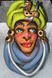 Mascherone saraceno (ceramica di Sciacca)