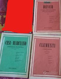 3 libri musica: clementi, beyer, cesi marciano  co