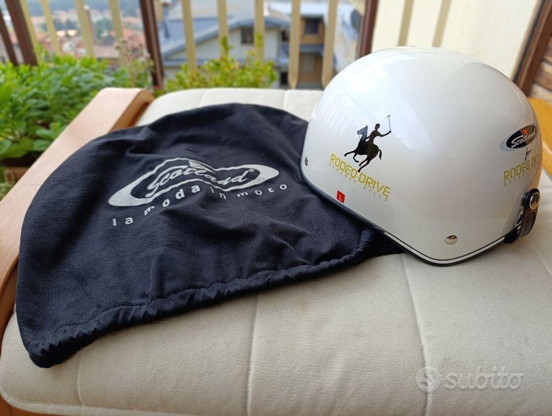 Casco Scodella Per Scooter E Moto - Mezza Calotta Con Calotta In ABS - Leggero, Traspirante E Sicuro Per Uso Urbano E Sportivo - Foto 7