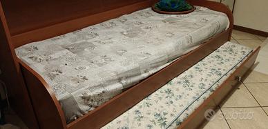 Letto singolo con secondo letto estraibile salvasp